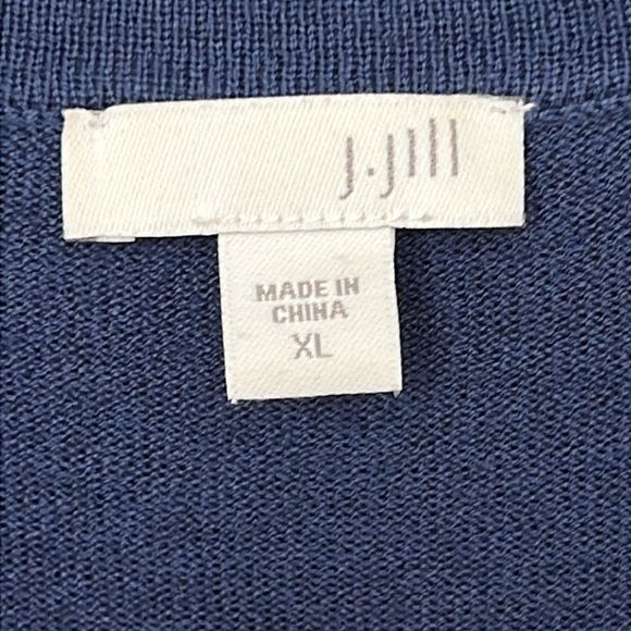 J Jill Slate Blue Cardigan XL - Picture 2 of 7